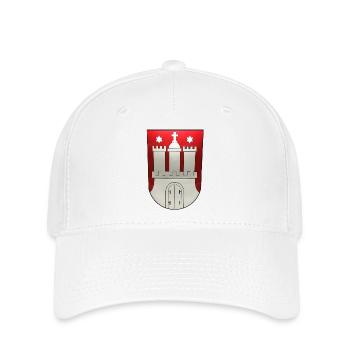 Hamburg - Flexfit Cap - Weiß - Vorne