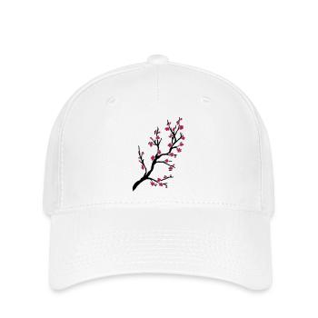 Cherry branch - Flexfit Cap - white - Front