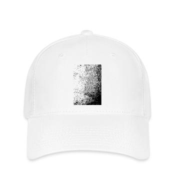 Abstraktes Design - Flexfit Cap - Weiß - Vorne