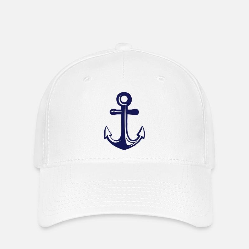 Anchor - Flexfit Cap - white