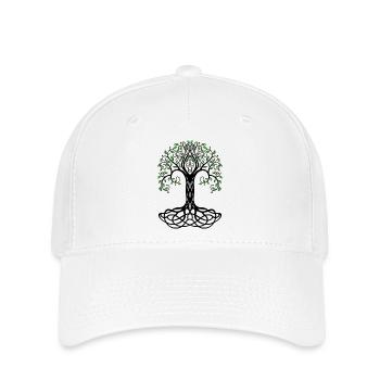 Arbre de vie - Casquette Flexfit - blanc - Devant