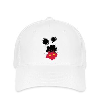 Mouse taches - Casquette Flexfit - blanc - Devant