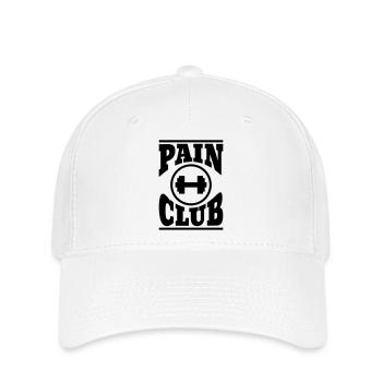 Fitnessstudio - Flexfit Cap - Weiß - Vorne