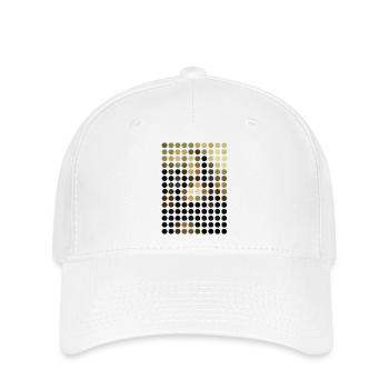 mona dots - Flexfit Cap - Weiß - Vorne