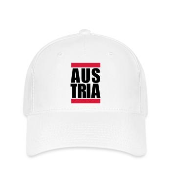 Austria Logo Design - Casquette Flexfit - blanc - Devant