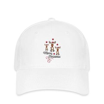 merry Christmas - Flexfit Cap - Weiß - Vorne
