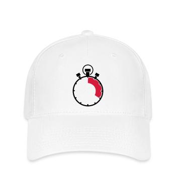 stoppuhr_02 - Flexfit Cap - white - Front