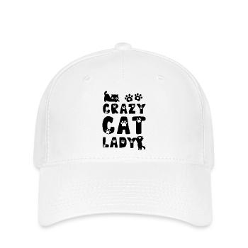 Katze Katzen - Flexfit Cap - Weiß - Vorne