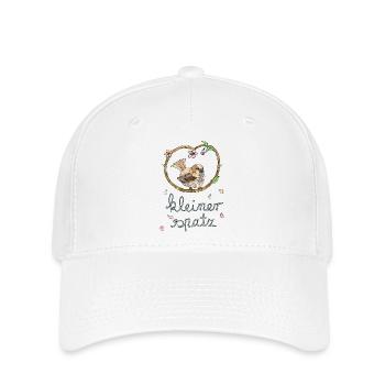 Kleiner Spatz ein süßes Motiv für Kinder - Flexfit Cap - Weiß - Vorne