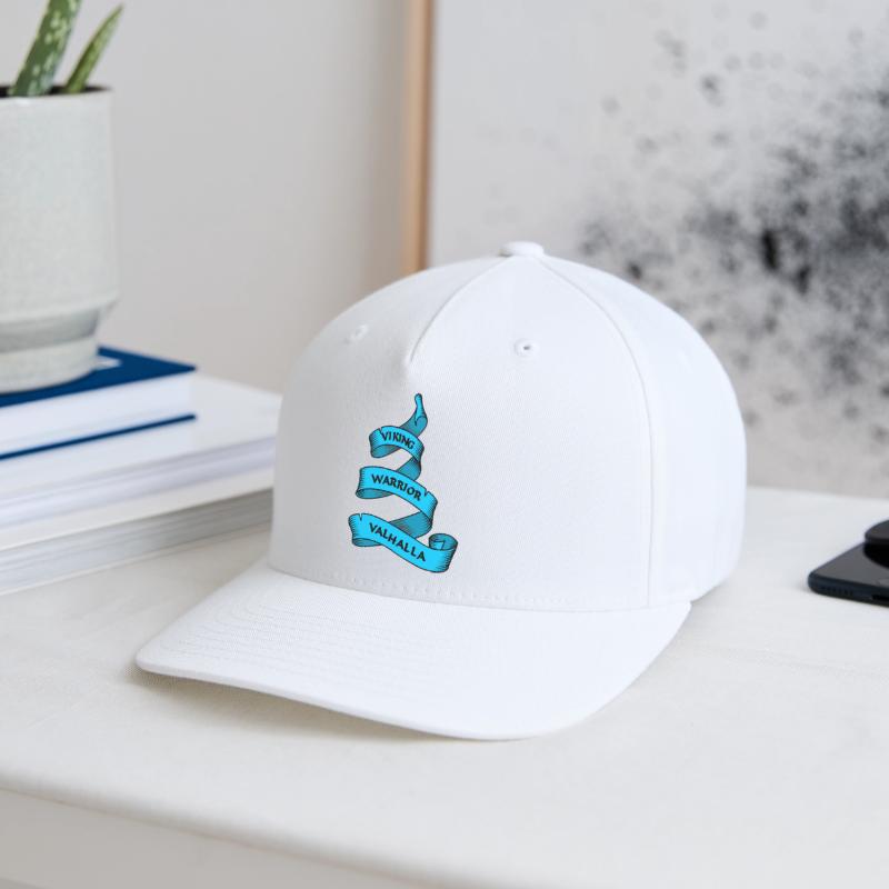 Wikinger Wimpel oder Banner blau Flexfit Cap
