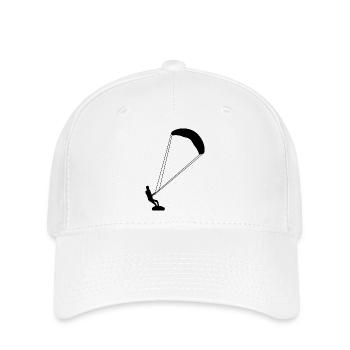 Kitesurf - Kiter - Flexfit Cap - white - Front