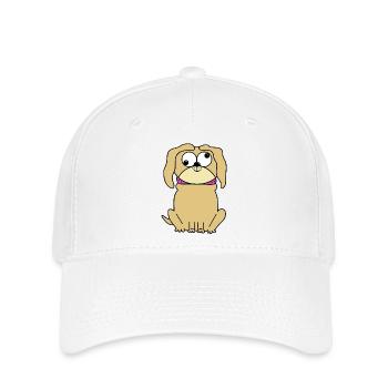 Pug - Flexfit Cap - white - Front