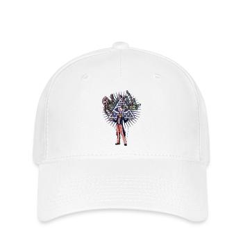 Marionette Politik - Flexfit Cap - Weiß - Vorne
