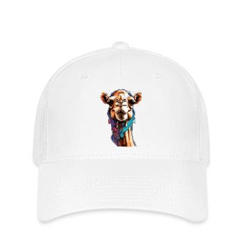 Camel / Desert / Sand / Nomads / Horseback Riding / Oases - Flexfit Cap - white - Front