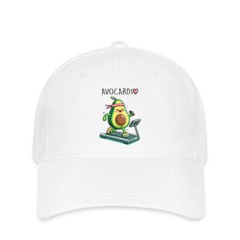 Avocardio - Flexfit Cap - Weiß - Vorne