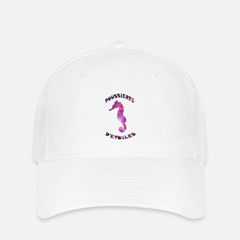 Hyppocampe - Flexfit Cap - white