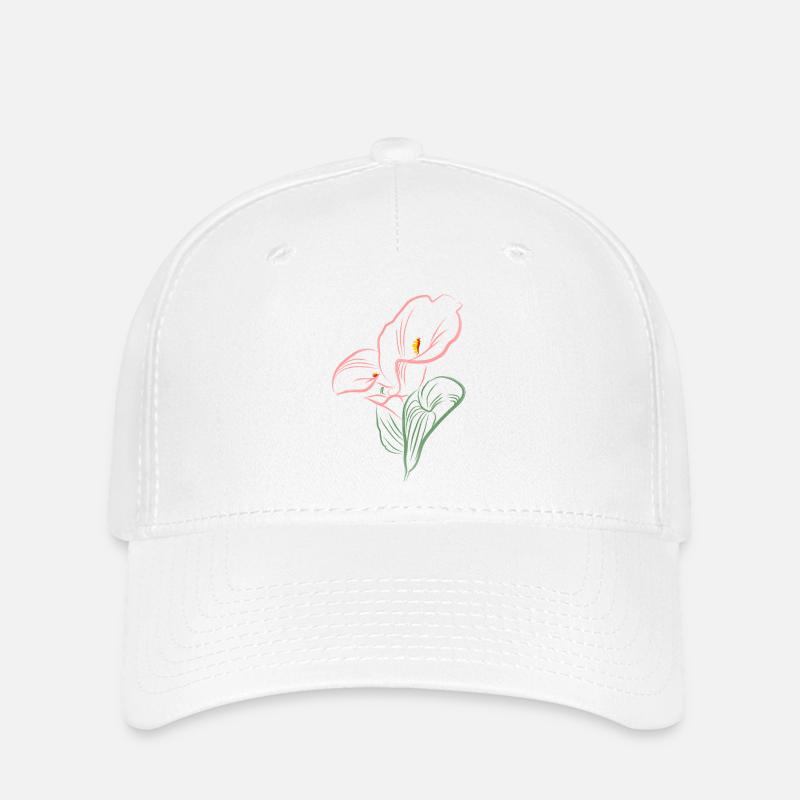 CALLA SoftPink - Casquette Flexfit - blanc