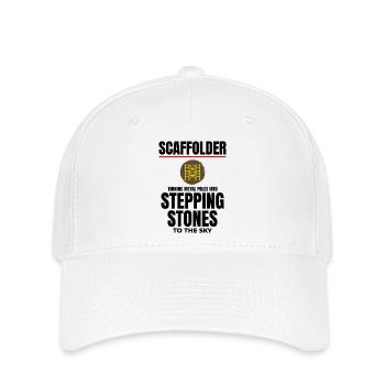 Plate-forme d’échafaudage d’échafaudage de constructeur d’échafaudages - Casquette Flexfit - blanc - Devant