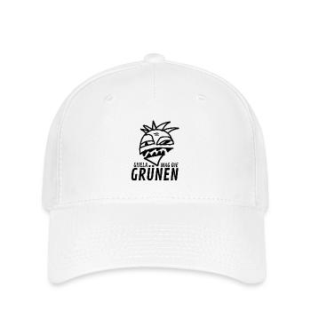 Politics Green State German - Flexfit Cap - white - Front