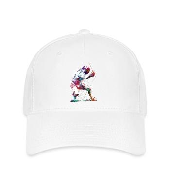 Escrime, sport, art, #fencing #sport - Casquette Flexfit - blanc - Devant