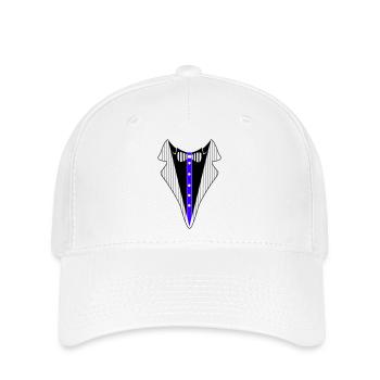 Chemise de smoking - Casquette Flexfit - blanc - Devant