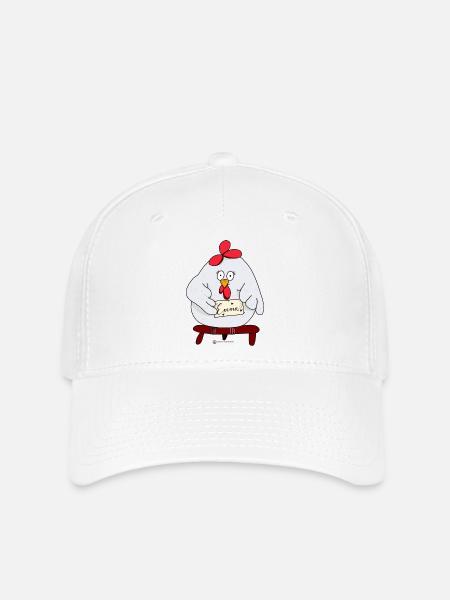 The Adventures of Emma Chicken - Emma - Flexfit Cap - white