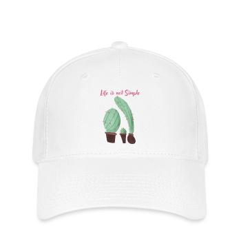 Kaktus - Flexfit Cap - Weiß - Vorne