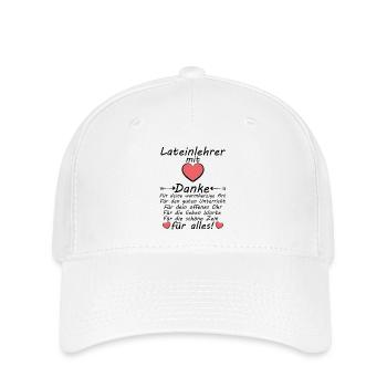 Lateinlehrer Latein Lehrer Danke zum Abschied - Flexfit Cap - Weiß - Vorne
