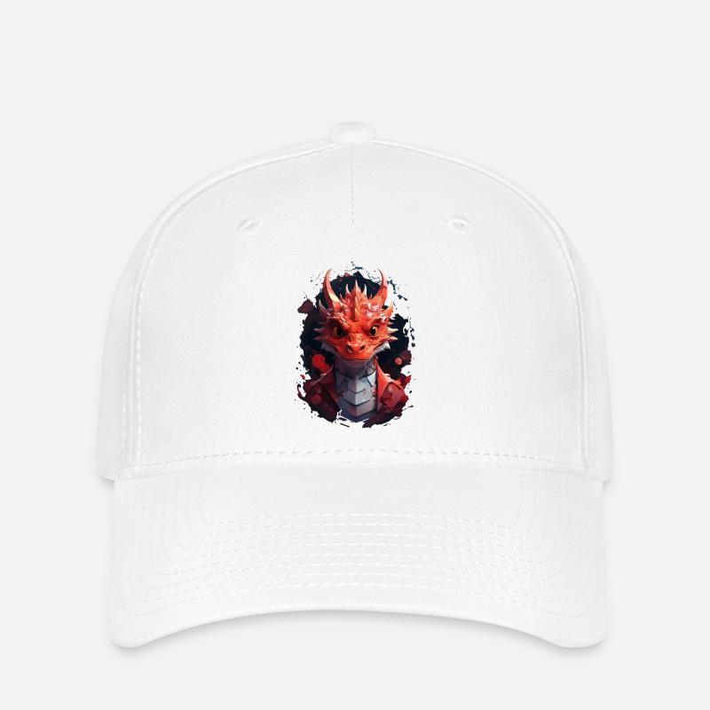 Dragon - Flexfit Cap - white