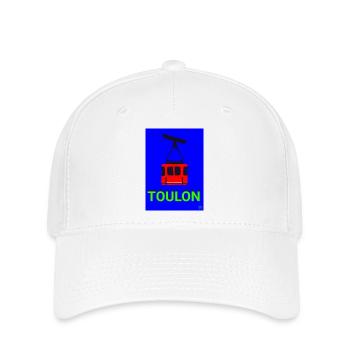 Téléphérique Toulon - Casquette Flexfit - blanc - Devant