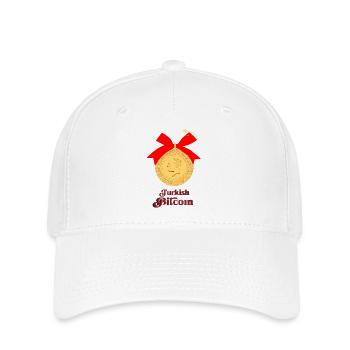 Türkischer Bitcoin - Flexfit Cap - Weiß - Vorne