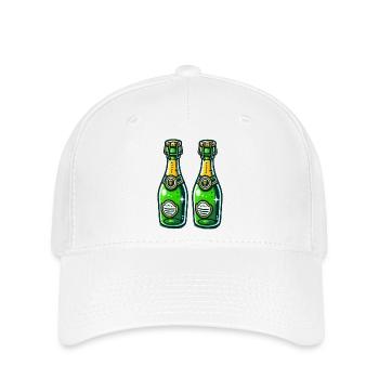 Sparkling wine 2 - Flexfit Cap - white - Front