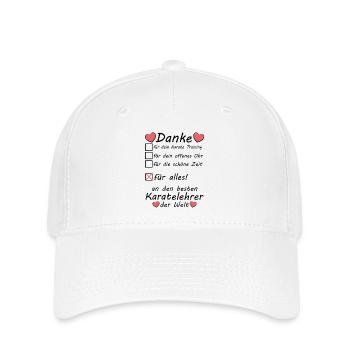 Beste Karatelehrer Karate Lehrer Danke Abschied - Flexfit Cap - Weiß - Vorne