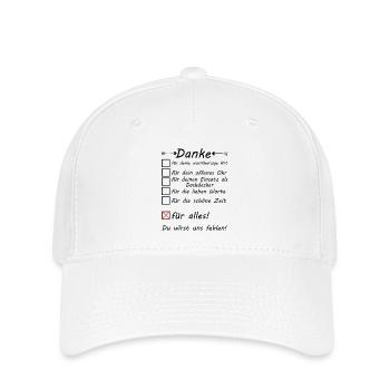 Dachdecker Abschied Rente Danke für Kollege - Flexfit Cap - Weiß - Vorne