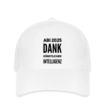 Abi Spruch - Flexfit Cap - Weiß - Vorne