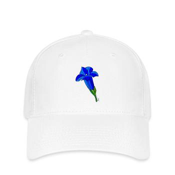 BAVARIAN UNICORN - Enzian - Flexfit Cap - Weiß - Vorne