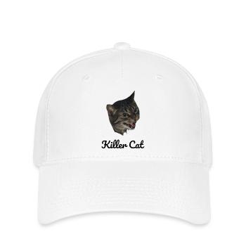 Killer Cat - Flexfit Cap - Weiß - Vorne