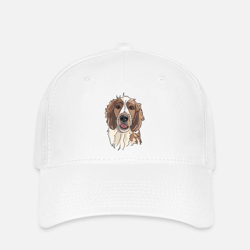 Welsh Springer Spaniel - Flexfit Cap - white