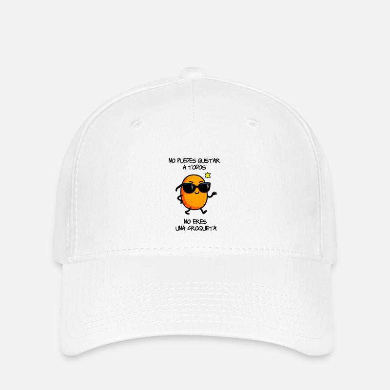 Croquette à la mode - Casquette Flexfit - blanc