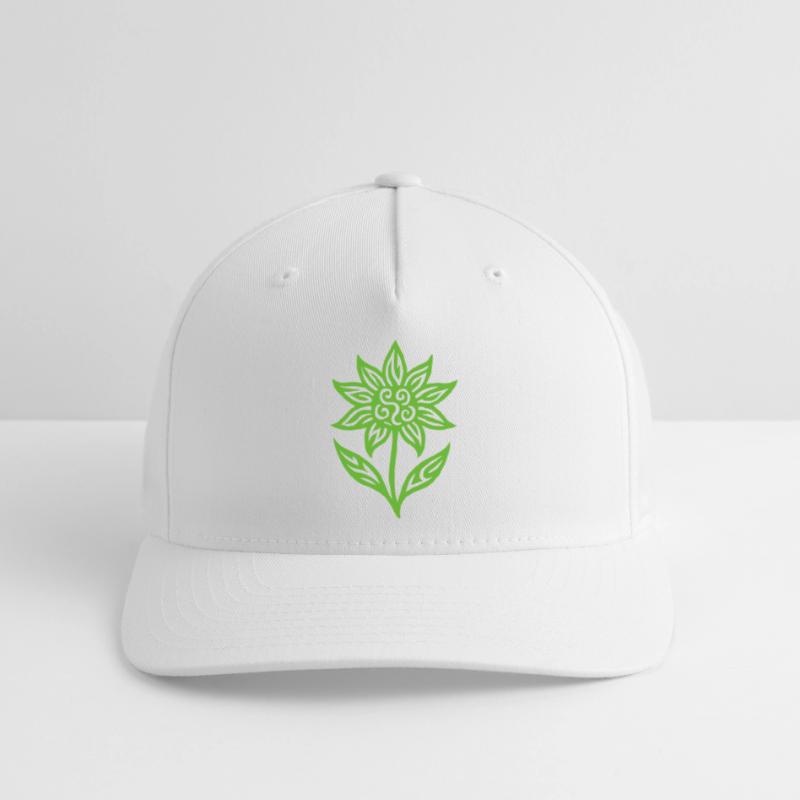 Creative flower with tribal pattern - color variable Flexfit Cap