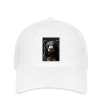 Sun Bear Malaienbär - Flexfit Cap - Weiß - Vorne