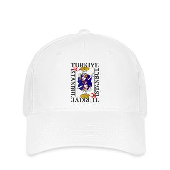 Sultan Ottoman Turkish Warrior King Card Modern Game - Flexfit Cap - white - Front