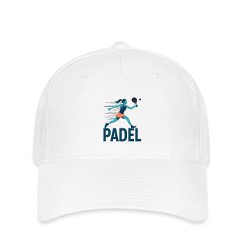 Padel Power Sprint Logo - Flexfit Cap - white - Front