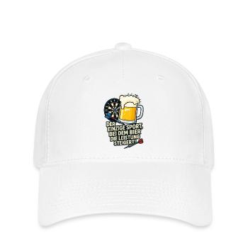 Darts Sport - Flexfit Cap - white - Front