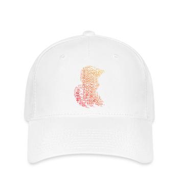 Une inspiration sympa du motocross - Casquette Flexfit - blanc - Devant