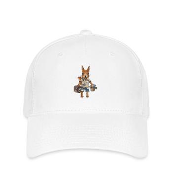 Eichhoernchen_auf_Nuss_Tour - Flexfit Cap - white - Front