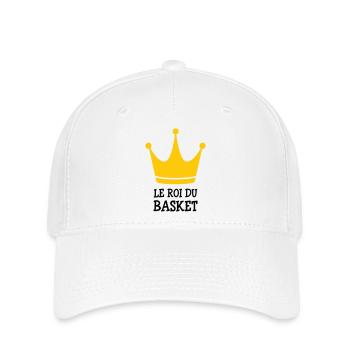 The King of Basketball - Flexfit Cap - white - Front