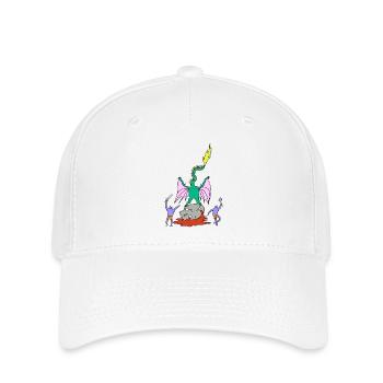 Dragon Fighter - Casquette Flexfit - blanc - Devant