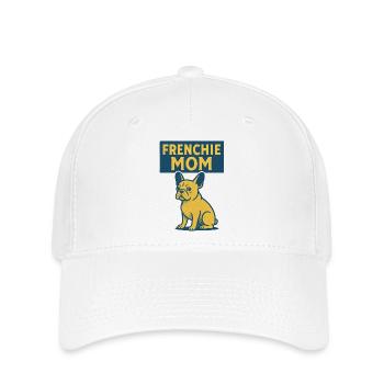 Frenchie Mom Bulldog Tee - Flexfit Cap - white - Front