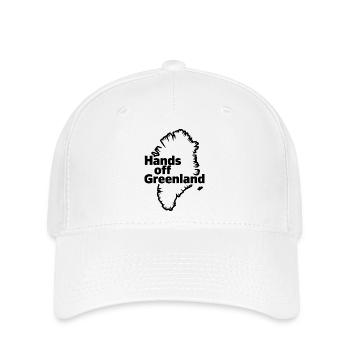 Hands off Greenland! - Greenland / Grønland  - Flexfit Cap - white - Front